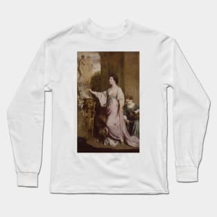 Lady Sarah Bunbury Sacrificing to the Graces by Joshua Reynolds Long Sleeve T-Shirt